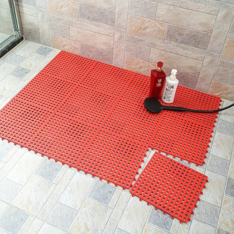 Alas Kamar Mandi Karpet Kamar Mandi Anti Licin 30x30CM  Keset Lantai Anti Slip Polkadot Dapur Mat Non-Slip