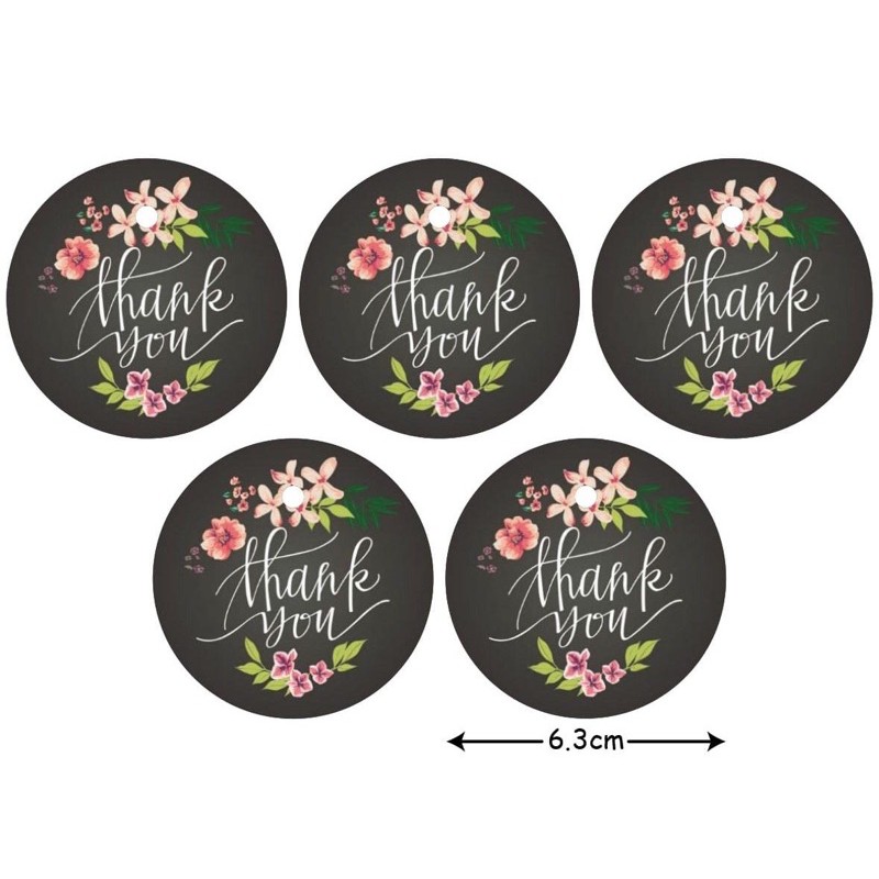 

Hang Tag Thank You #A Isi 10Pcs - Hiasan Kotak Hampers Souvenir Gift Kado