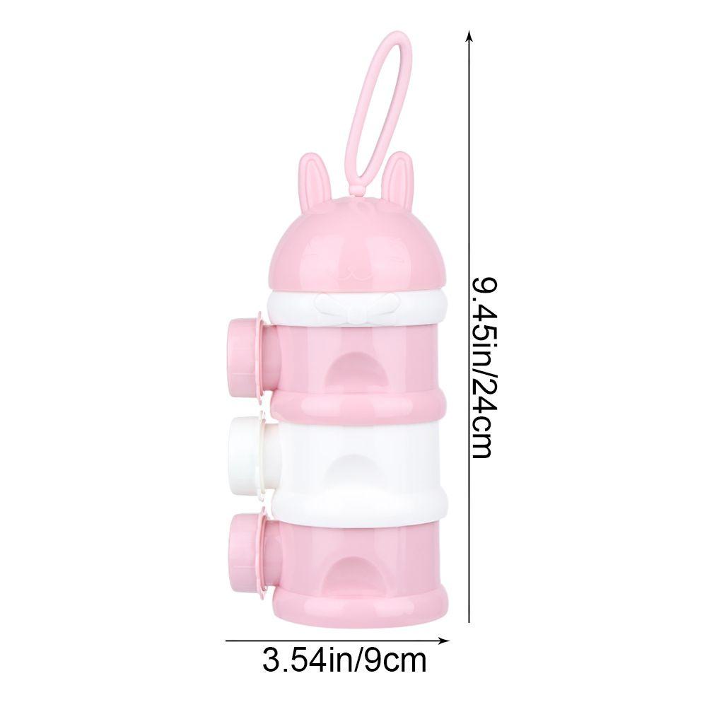 Top dispenser Botol Susu Formula Bayi 3 Tingkat Portable Untuk Travel