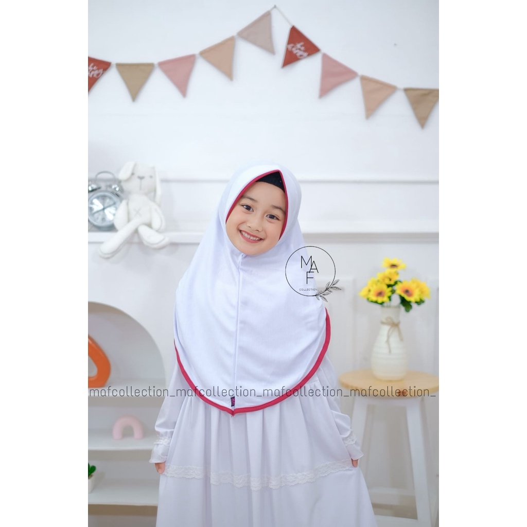 Jual JILBAB ANAK SEKOLAH SD / KERUT PINGUIN 6TAHUN - 10 TAHUN / JILBAB ...