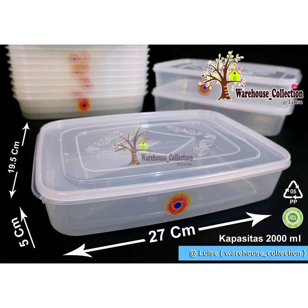 SEALWARE 1800ML ORIPLAST // SEALWARE 1800ML dan 2000ML // KOTAK KUE // TOPLES BENING