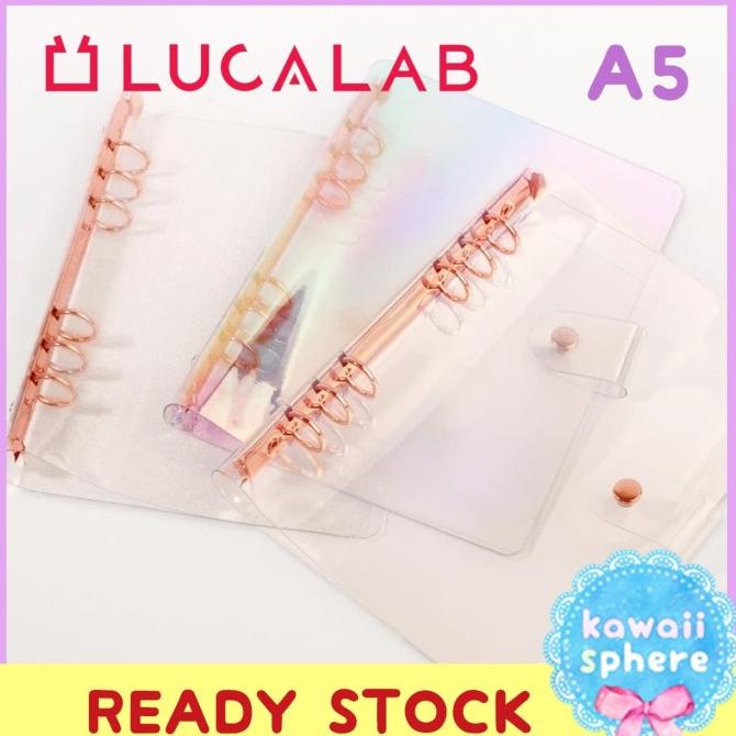 

Lucalab Ring Binder A5 PVC cover only | Rose Gold Ring