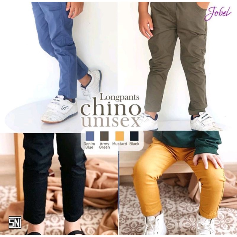 Jobel Long Pants Chino Unisex - Celana Panjang Anak Unisex