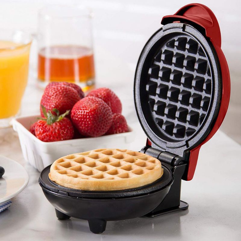 Mini Waffle Maker Pembuat Waffle Elektrik Cetakan Wafel