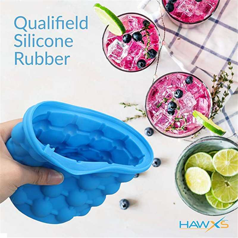 Cetakan Es Batu Pencetak Ice Cube Maker 3D Silicone Silikon Mold Unik