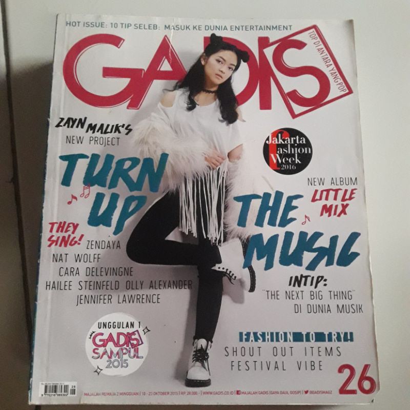 MAJALAH GADIS NO.26,EDISI 10-23 OKTOBER 2015