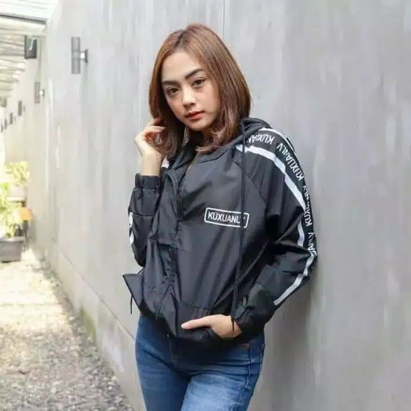 KUXUX JACKET || ANDO JACKET II JAKET PARASIT WANITA #KJ