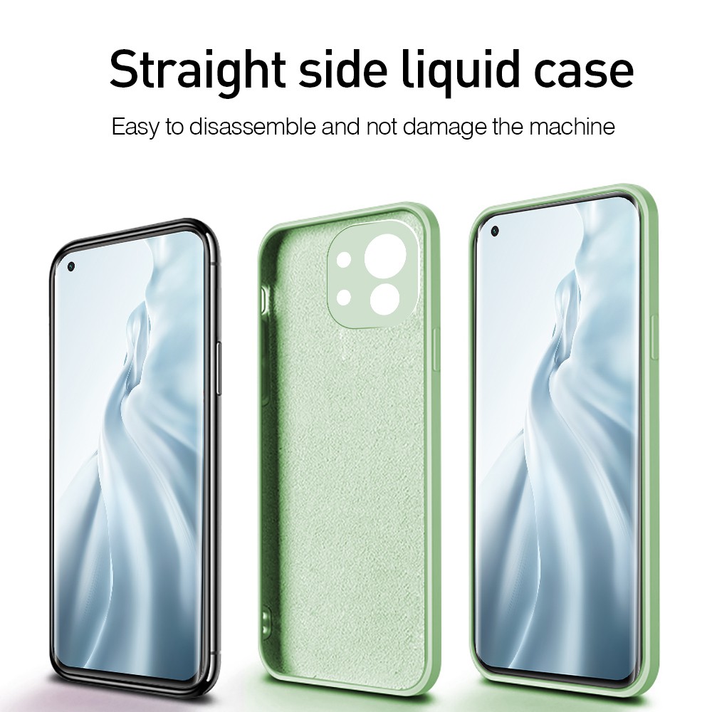 Soft Case Xiaomi Mi 11 Xiaomi 11 Lite Xiaomi 11 Ultra Liquid Silikon Slim Skin Candy Macaron Bludru