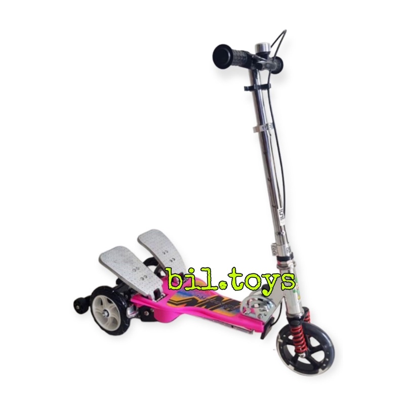 Scooter Injak 2 pedal RMB Happy Alloy lampu dan Music Skuter injak anak dua pedal exotic anak dan dewasa