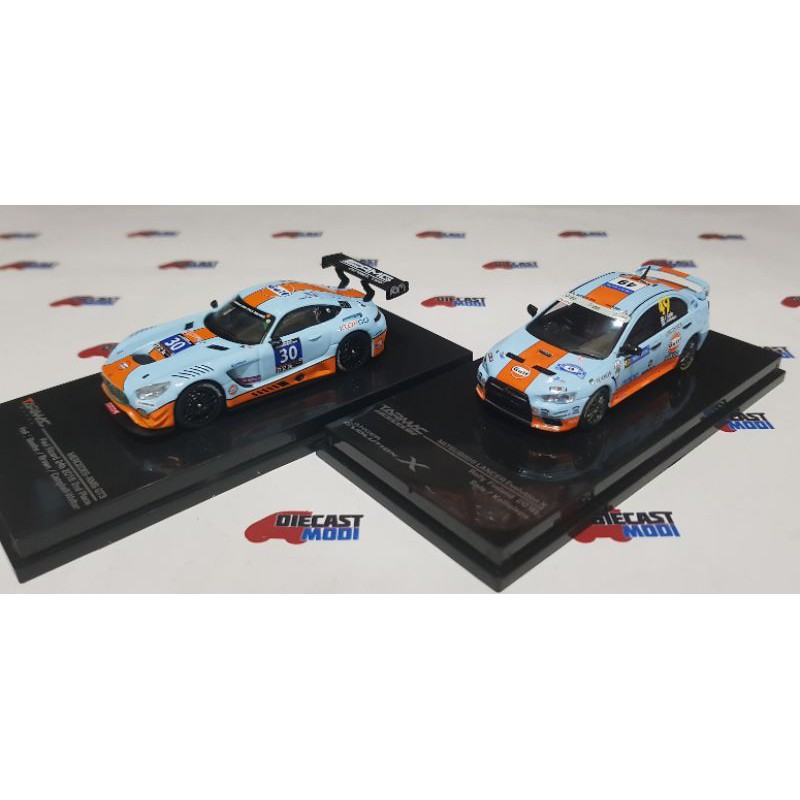 Tarmac Gulf set 2pcs Evo & Mercedes
