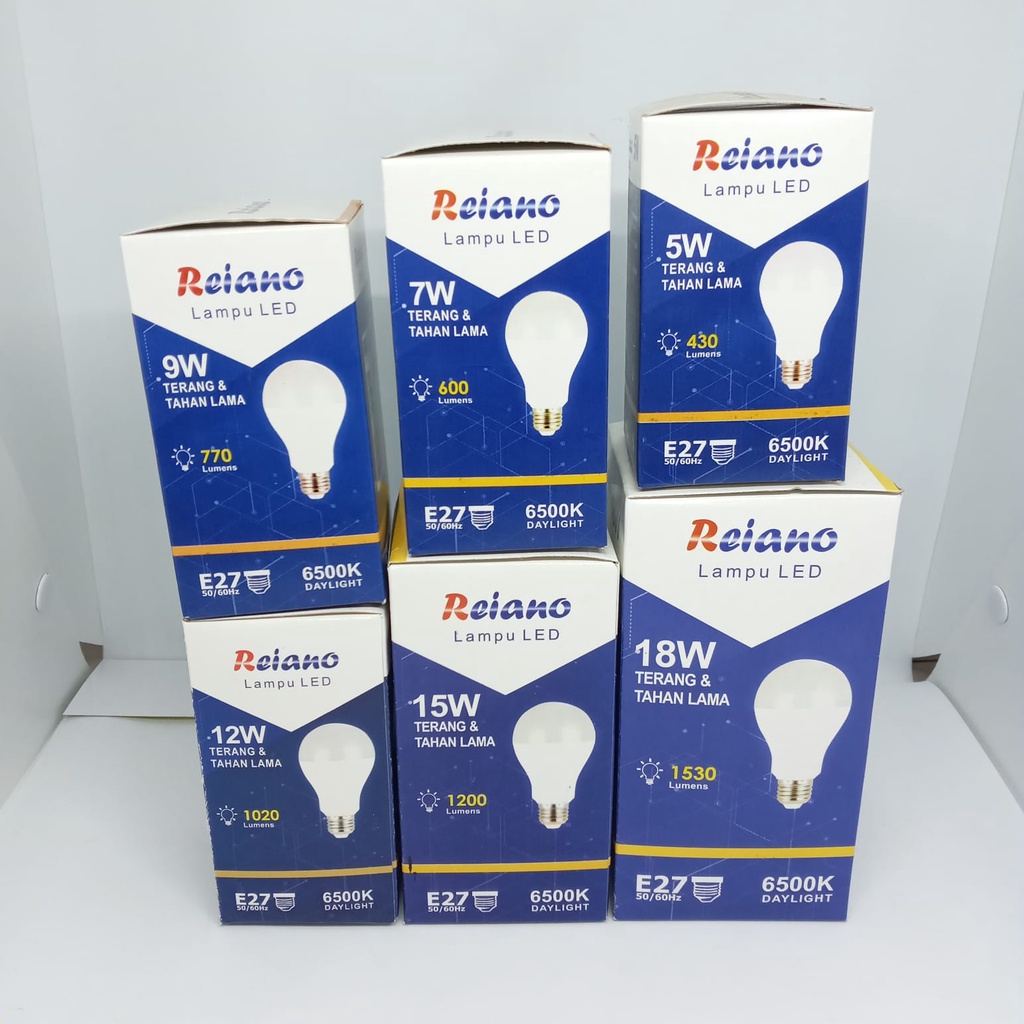 Lampu LED Rumah Reiano - Grosir Lampu LED Rumahan Murah Berkualitas (Tanpa Dus)