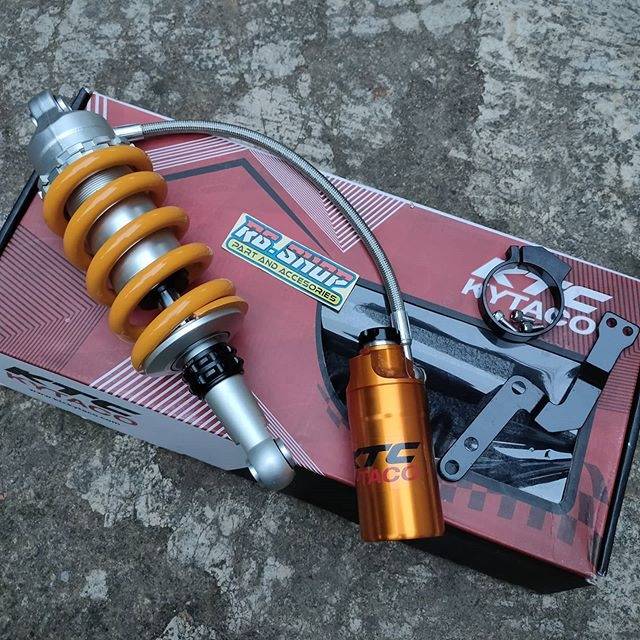 shock monoshock shockbreker shock ktc kytaco tabung HR-03 295mm satria fu karbu/injeksi original