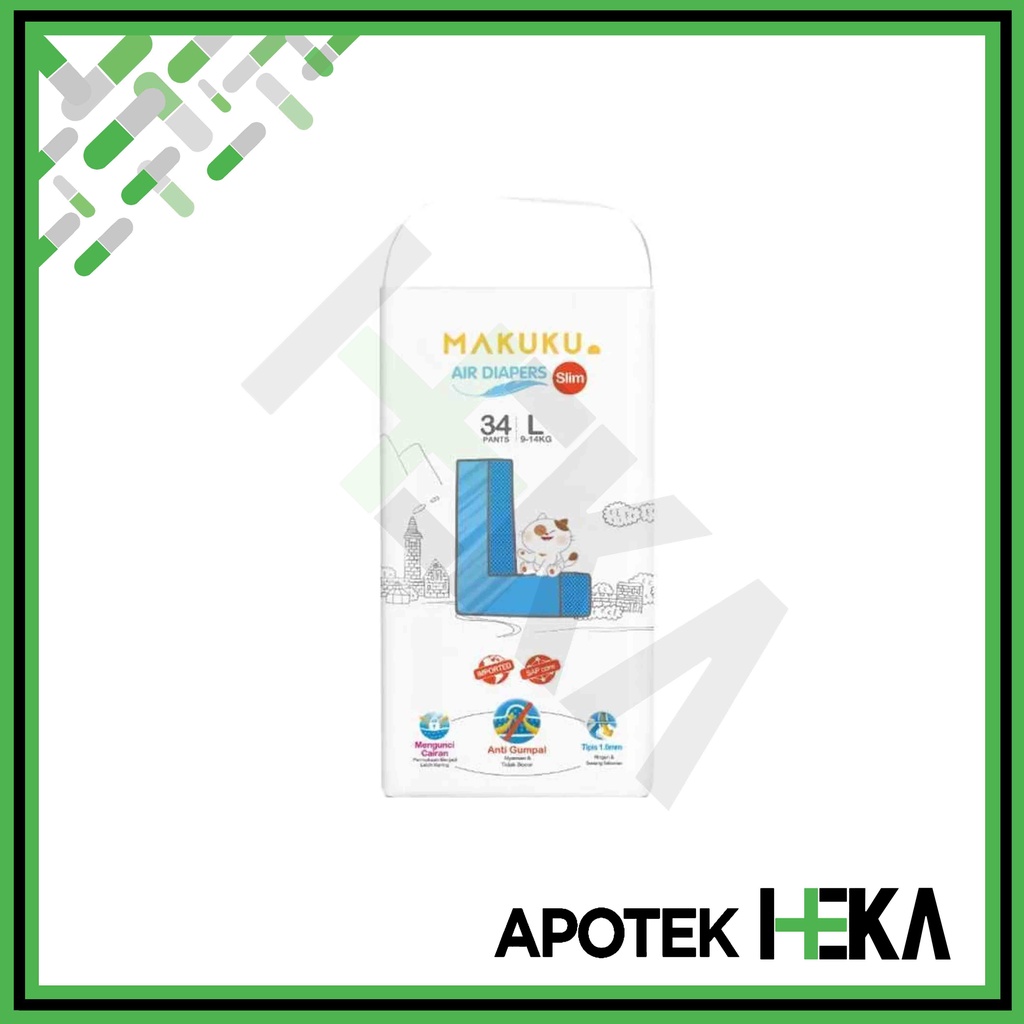 Makuku Air Diapers Slim Pants - Popok Bayi Celana (SEMARANG)