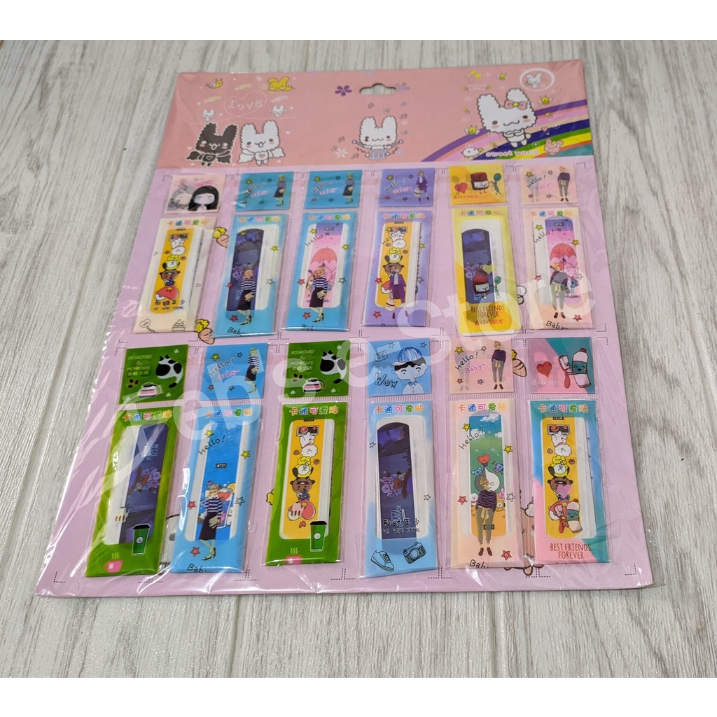 HANSAPLAST BTS KARAKTER HANSAPLAST ANAK-ANAK MURAH 12PCS