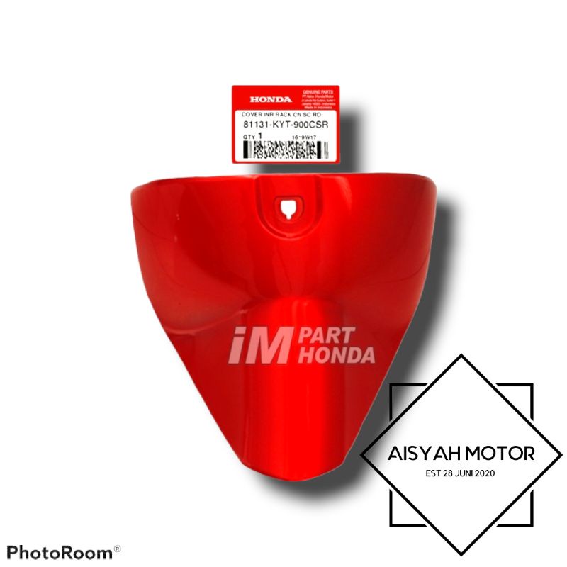 Cover Laci Honda Scoopy Warna Merah Tahun 2010