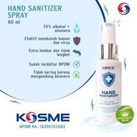 KOSME HAND SANITIZER 60ML BPOM - HAND SANITIZER 60ML KOSME ORIGINAL