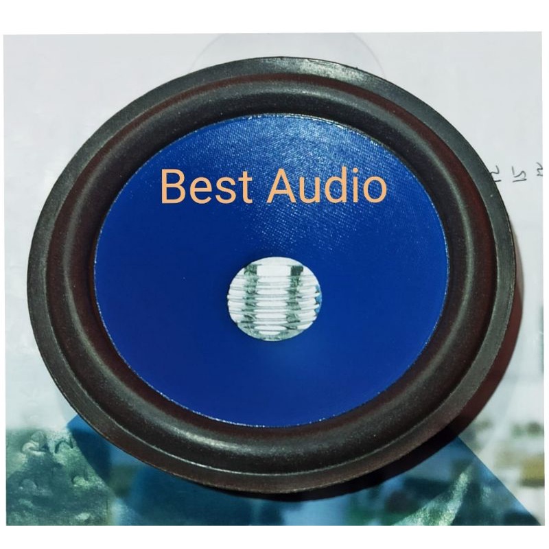 Daun kertas speaker woofer spon  biru 4 inch 4inch diameter 10cm voice 20mm tinggi 1.8cm