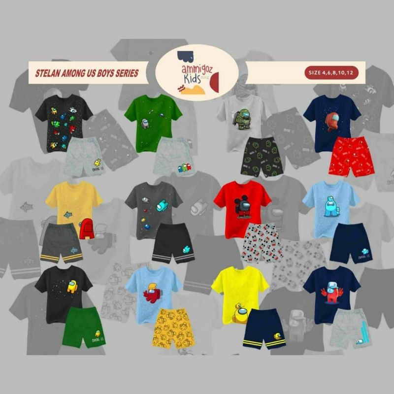 Kaos Anak Among Us Ammigoz kids