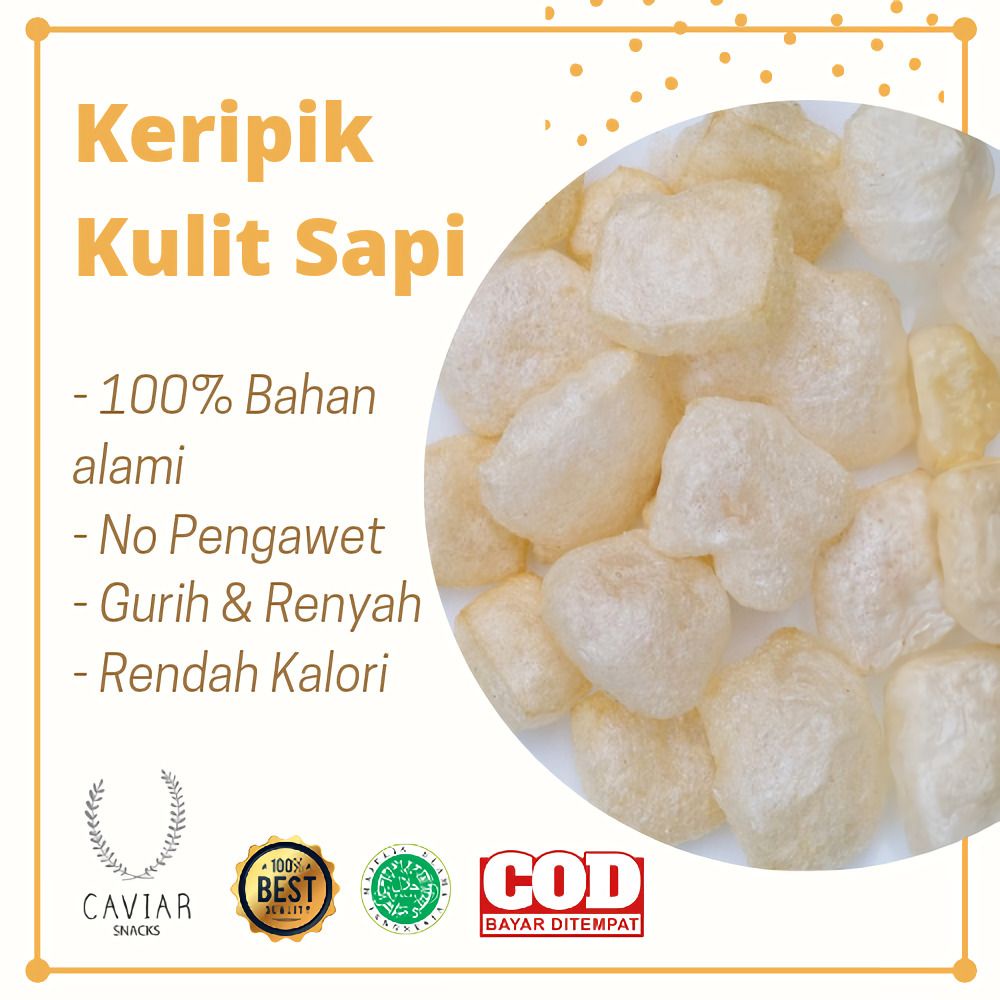 

KERUPUK KULIT SAPI KERUPUK RAMBAK KULIT SAPI KRECEK GUDEG GURIH RENYAH CEMILAN OLEH OLEH SNACK