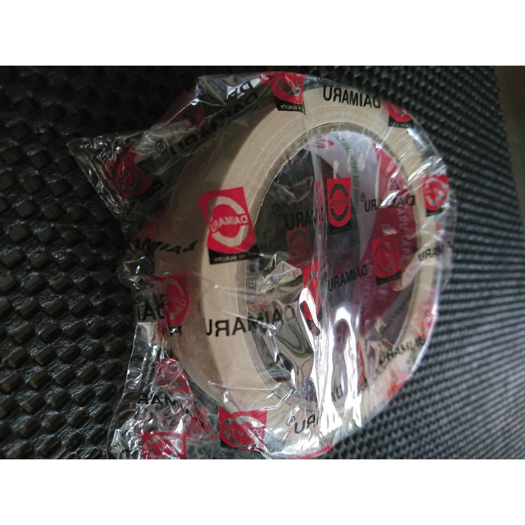 

LAKBAN KERTAS DAIMARU 1inch / Masking Tape / Isolasi Kertas