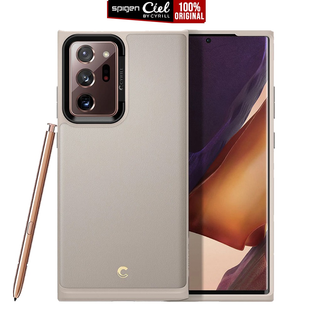 

Case Samsung Galaxy Note Ultra 20 / Note 20 Spigen Ciel by Cyrill Basic Leather Brick Premium Casing
