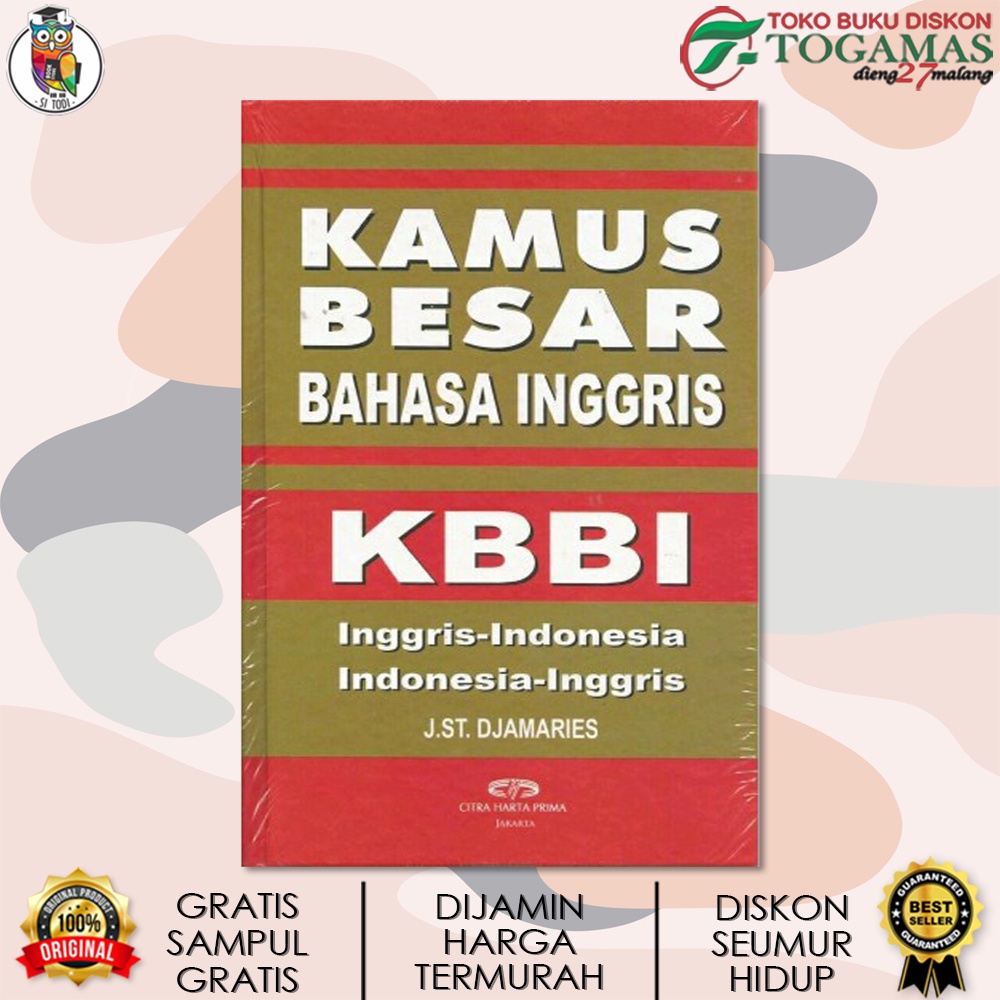 KAMUS BESAR BAHASA INGGRIS KBBI / J. ST. DJAMARIES CITRA HARTA PRIMA