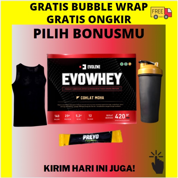 EVOLENE WHEY 12 SACHET / 420 GRAM BPOM HALAL EVOWHEY GRAM PROTEIN COKLAT MOKA MOCCA MOCA EVO WHEY HAZELNUT PRO SUSU DEFISIT KALORI COKLAT MOKA MOCA MOCCA EVOLINE EVOLEN EPOLEN