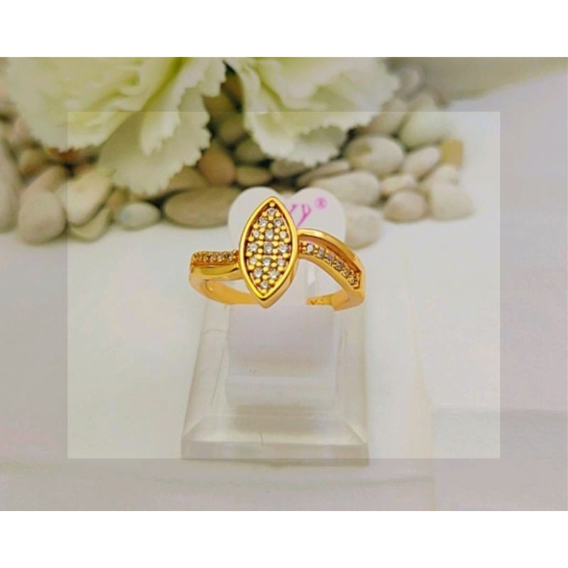 [COD] Cincin Replika Emas Xuping Wanita Tidak Mudah Pudar - Mirip Emas Asli
