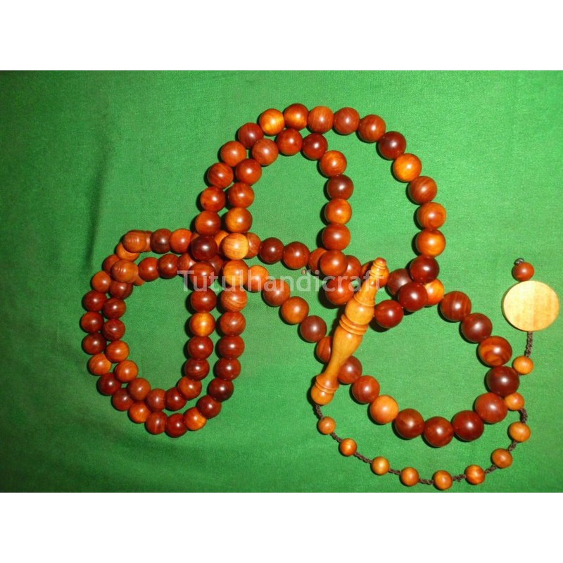 Tasbih kayu GAHARU AGHATIS 99 biji 15 biji