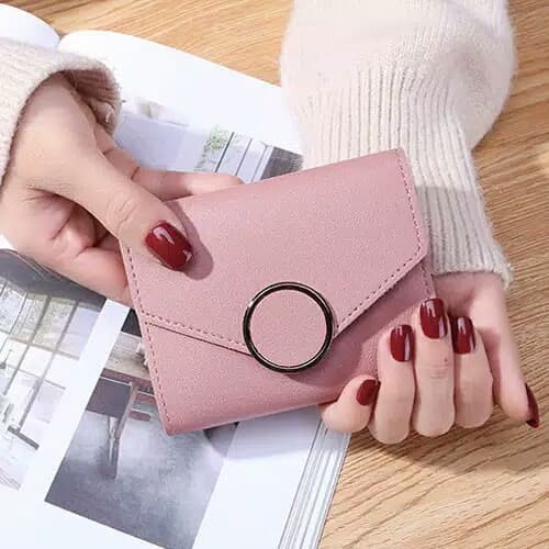 Dompet Wanita Kulit Mini Dompet Cewek Kecil Lipat