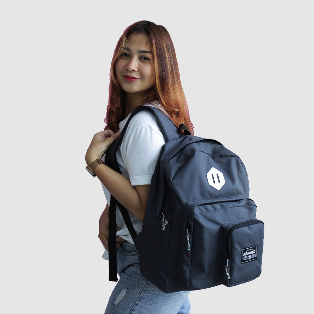 Tas Ransel Tas Backpack Tas Kuliah Tas Sekolah SD SMP SMA Pria Wanita Cewek Cowok Unisex Remux ARAO Tasche