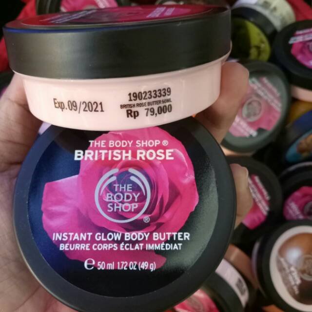 Jual BODY BUTTER BRITISH ROSE THE BODY SHOP 50ml Shopee Indonesia