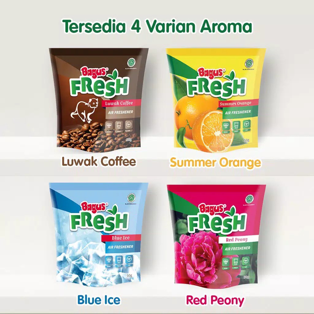 Bagus FRESH Air Freshener Pouch 50g - Pengharum Ruangan Wangi  All Variant