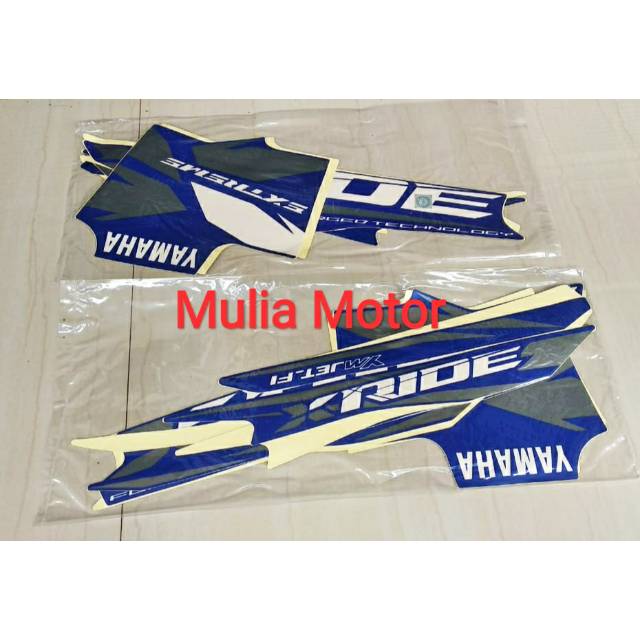 Striping stiker lisbody Yamaha x ride 2014 2015