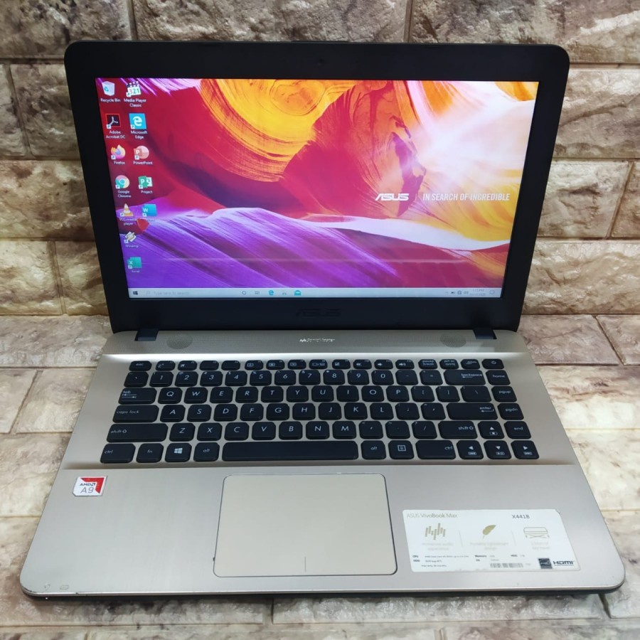 Laptop Asus X441BA, Amd A9-9420, Ssd 256gb, Ram 4Gb, Vga amd r5 grafics