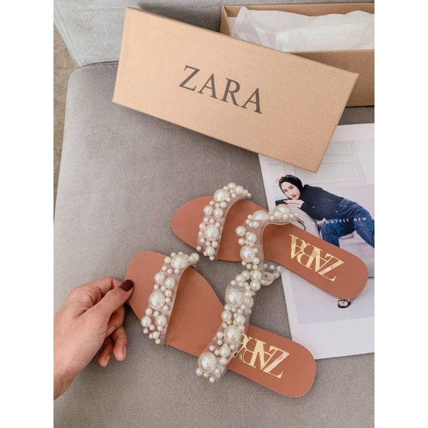 zara 111 pearl sandal