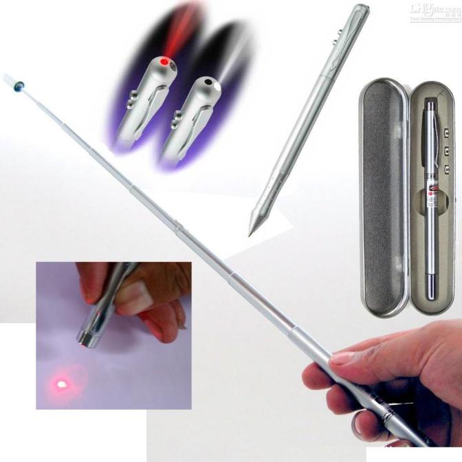 

Laser Pen Pointer 6 in 1 Presentasi Antena Bulpen Senter Alat Tulis Ba MURMER
