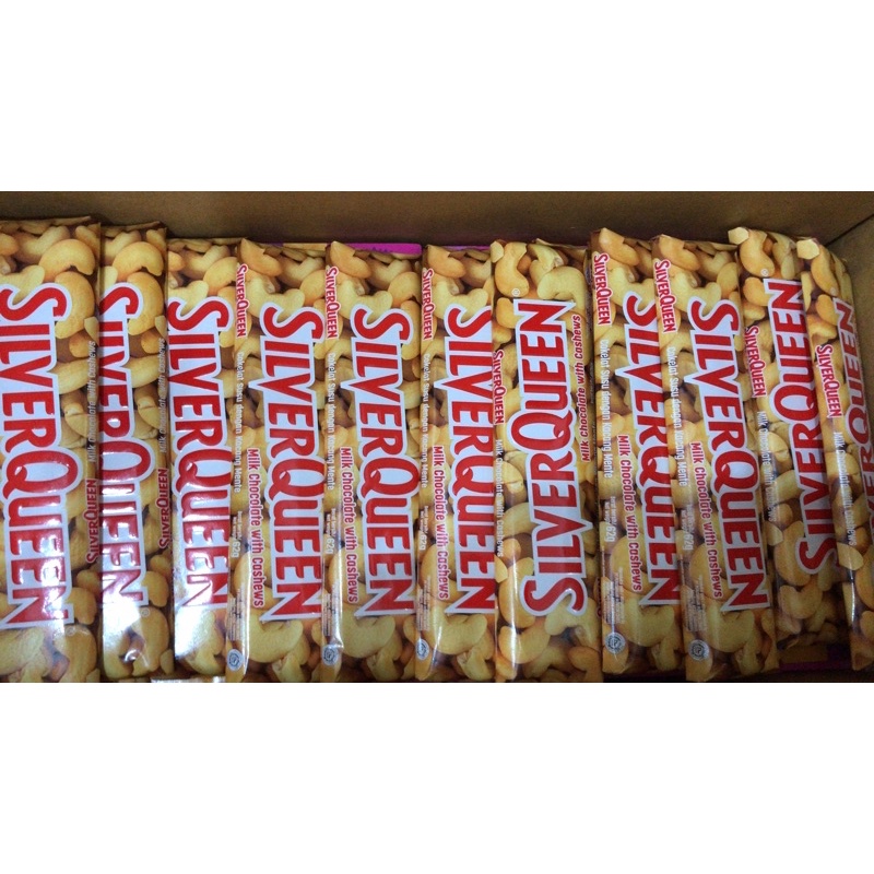 

Coklat Silverqueen milk chocolate with cashews 62g