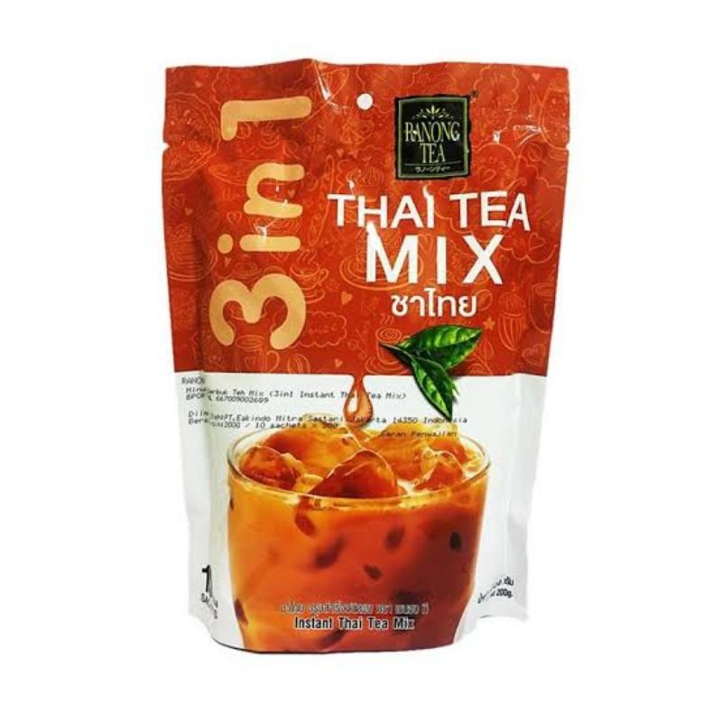 

RANONG TEA THAI TEA MIX 130GR ISI 10