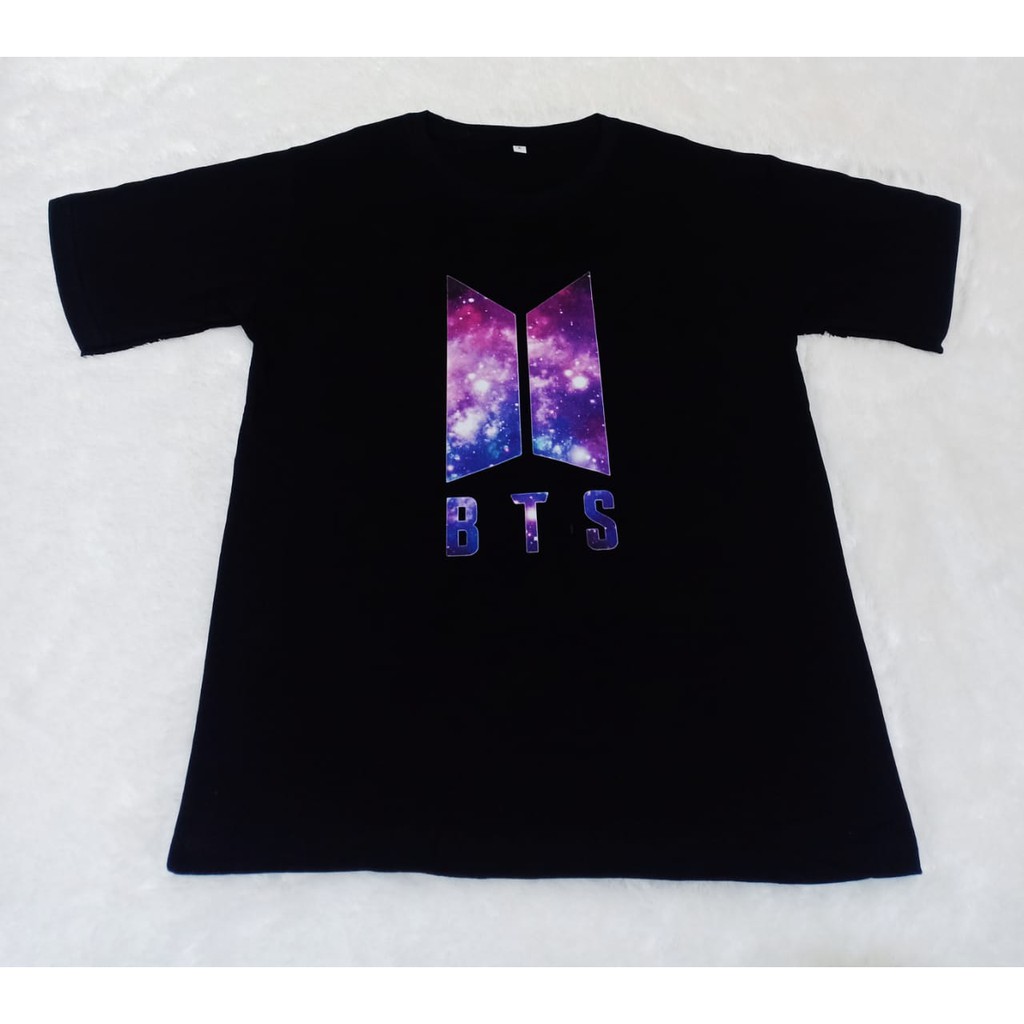 Kaos T-shirt BTS GALAXY Cotton Combed 30s