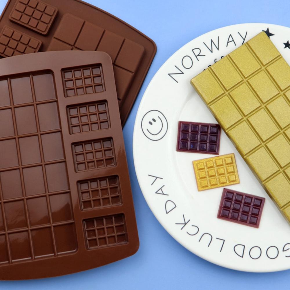 [Elegan] Cetakan Coklat DIY Handmade Caramels Candy Mould Pralines Bar Mold Fondant