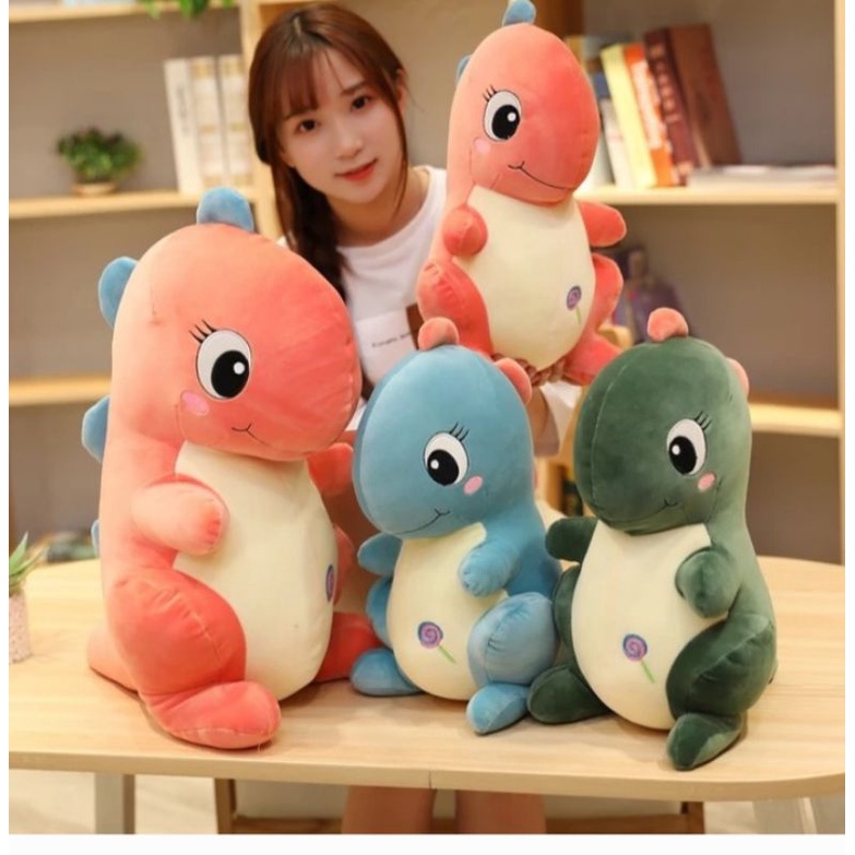 BONEKA ANIMAL DINOSAURUS TYREX LOLYPOP 35CM SUPER SOFT TOYS