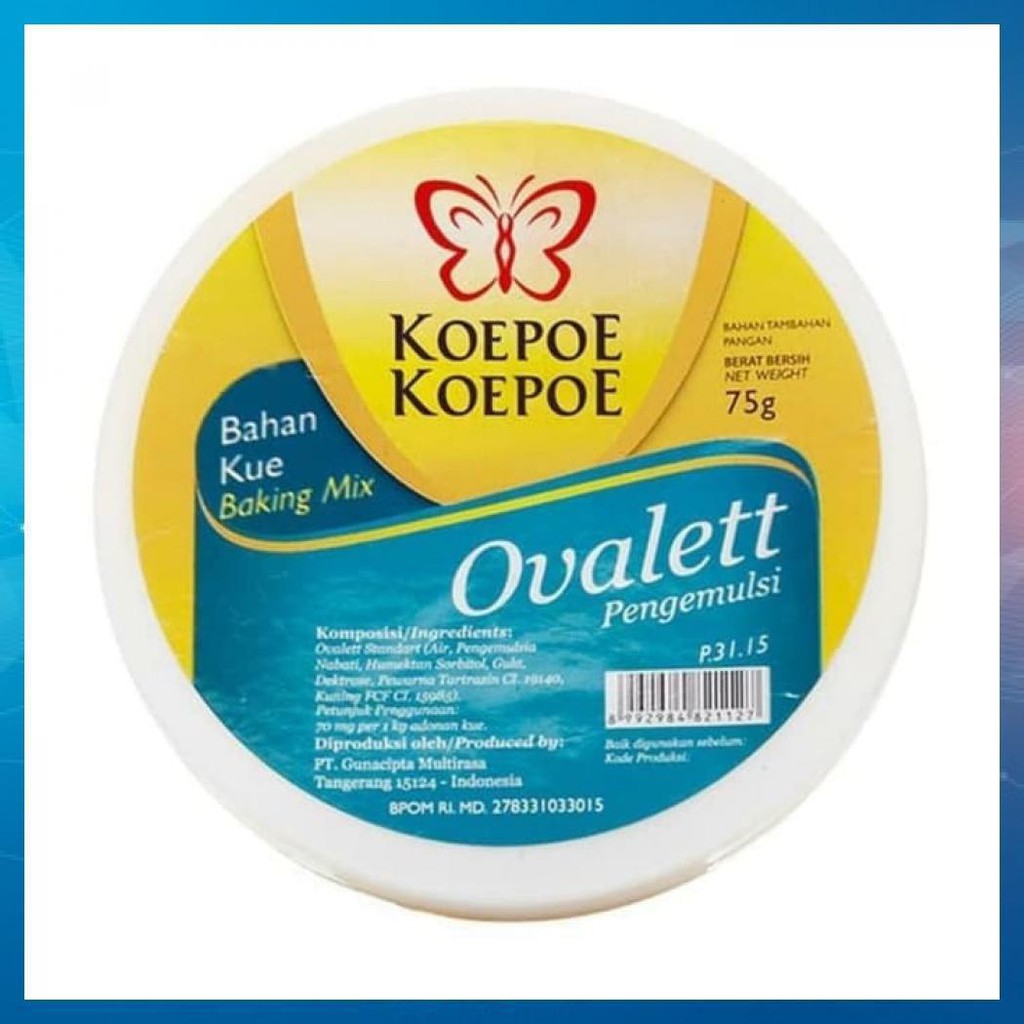 

KOEPOEKOEPOE OVALETT 75 GRAM