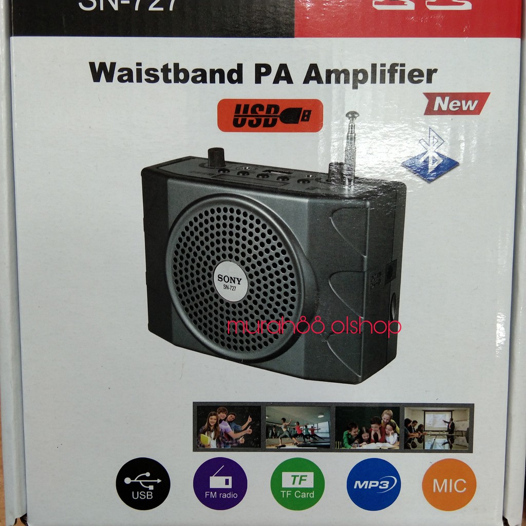 Speaker Waistband atau Pinggang SONY SN-727 Bluetooth