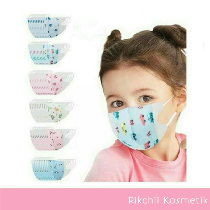 Masker Anak - Masker Duckbill Anak - Masker Anak 3 ply - Masker Anak Karkter