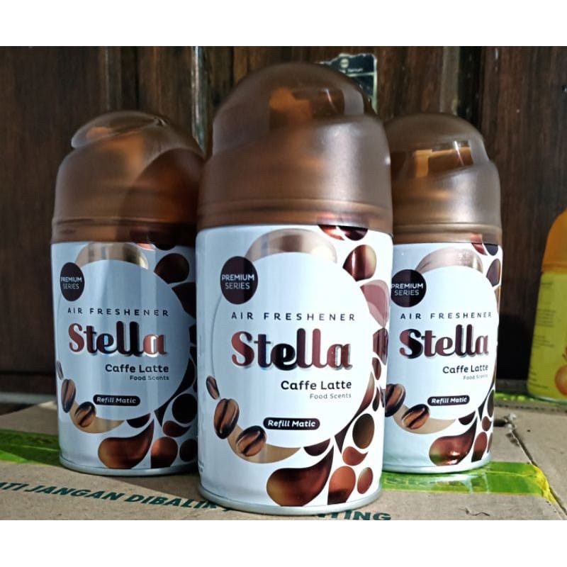 Stella reffil matic spray 225 ml / isi ulang stella matic box Premium - Caffee Latte 225ml