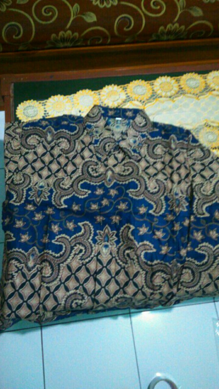 Kemeja Batik Pria Lengan Panjang Ns0502 | Batik Pria Lengan Panjang Reguler Original