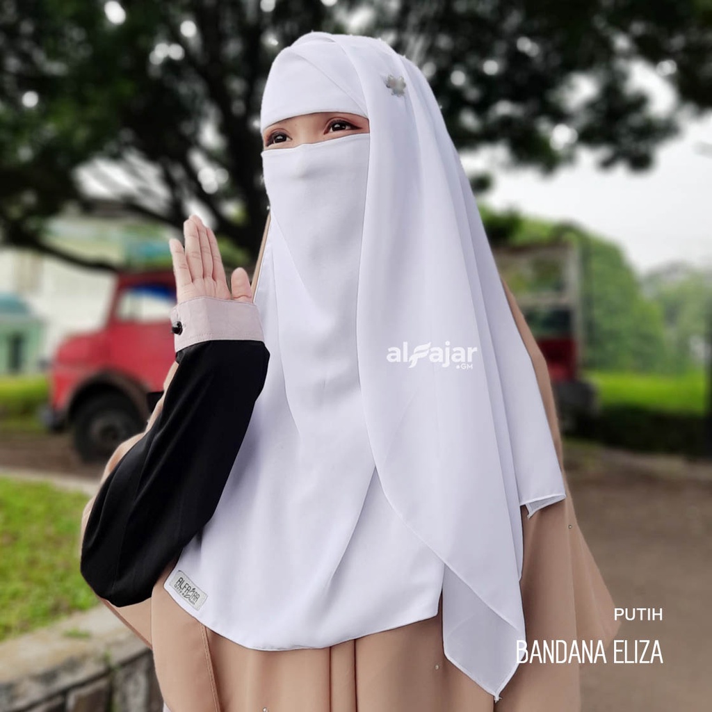 CADAR NIQOB BANDANA Dua Layer Sifon Ceruty Eliza by Alfajar