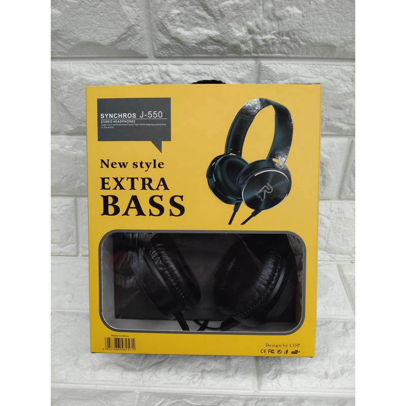 HF HANDSFREE HEADSET HEADPHONE EARPHONE Bando + Mic  J-550 J550 Realme