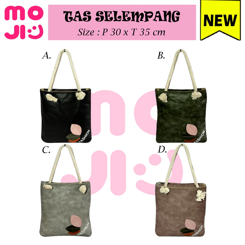 Moji Tas Tote Bag / Tas Multifungsi Trendy 1801-10 Import